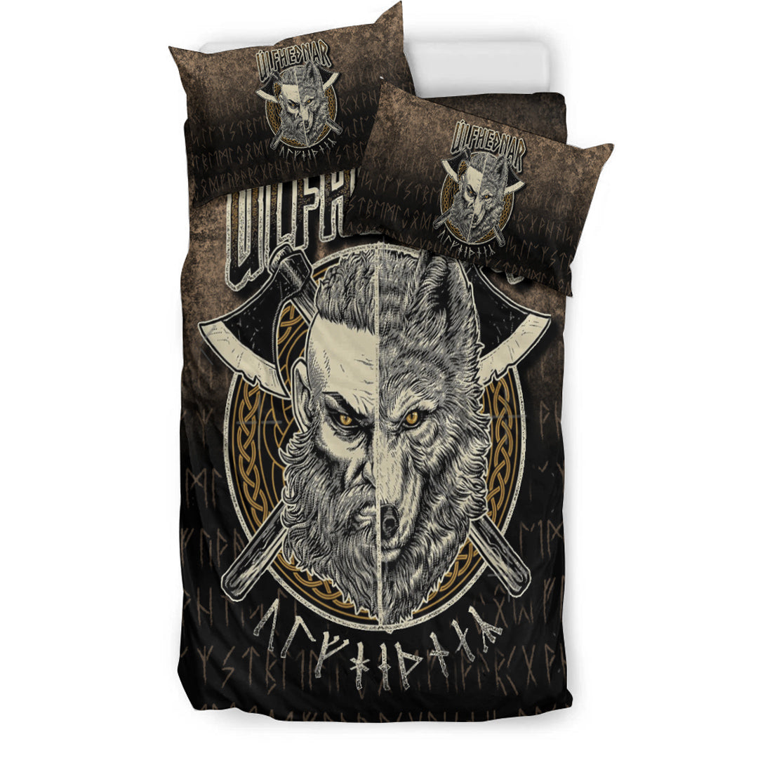 Viking Bedding Set Norse Viking Wolf Ulfhednar Pagan Warrior Ulfhedinn