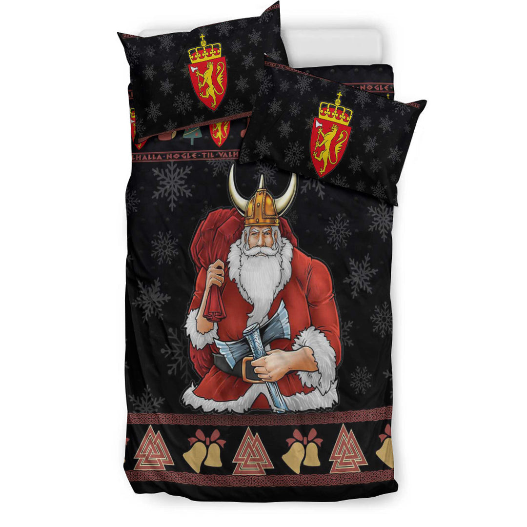 Viking Bedding Set Norway Santa Style