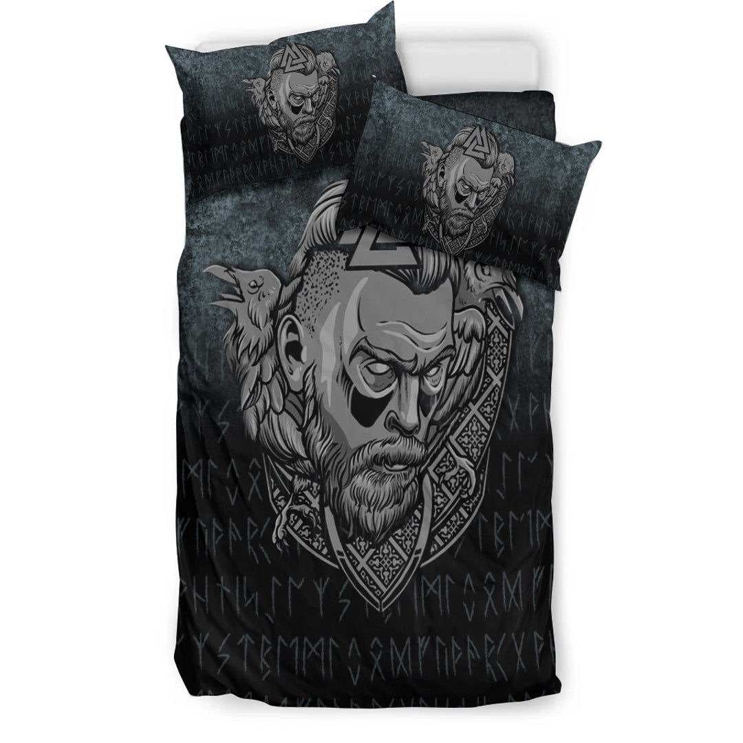 Viking Bedding Set Victory or Valhalla Warrior Ver01