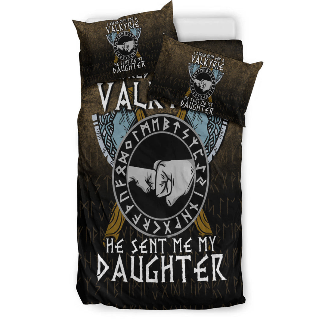 Viking Bedding Set I asked Odin for a Valkyrie Viking Daughter