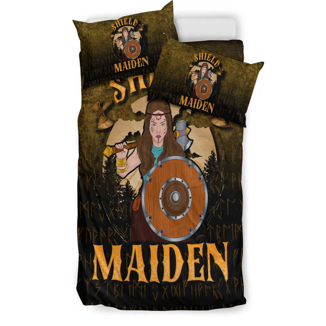 Viking Bedding Set ShieldMaiden Ver01