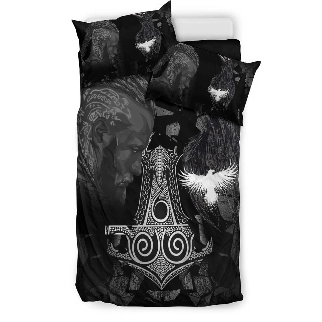 Viking Bedding Set Ragnar and Raven