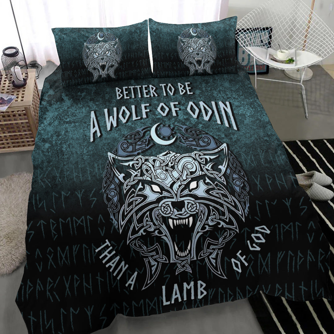 Viking Bedding Set Better To Be A Wolf of Odin