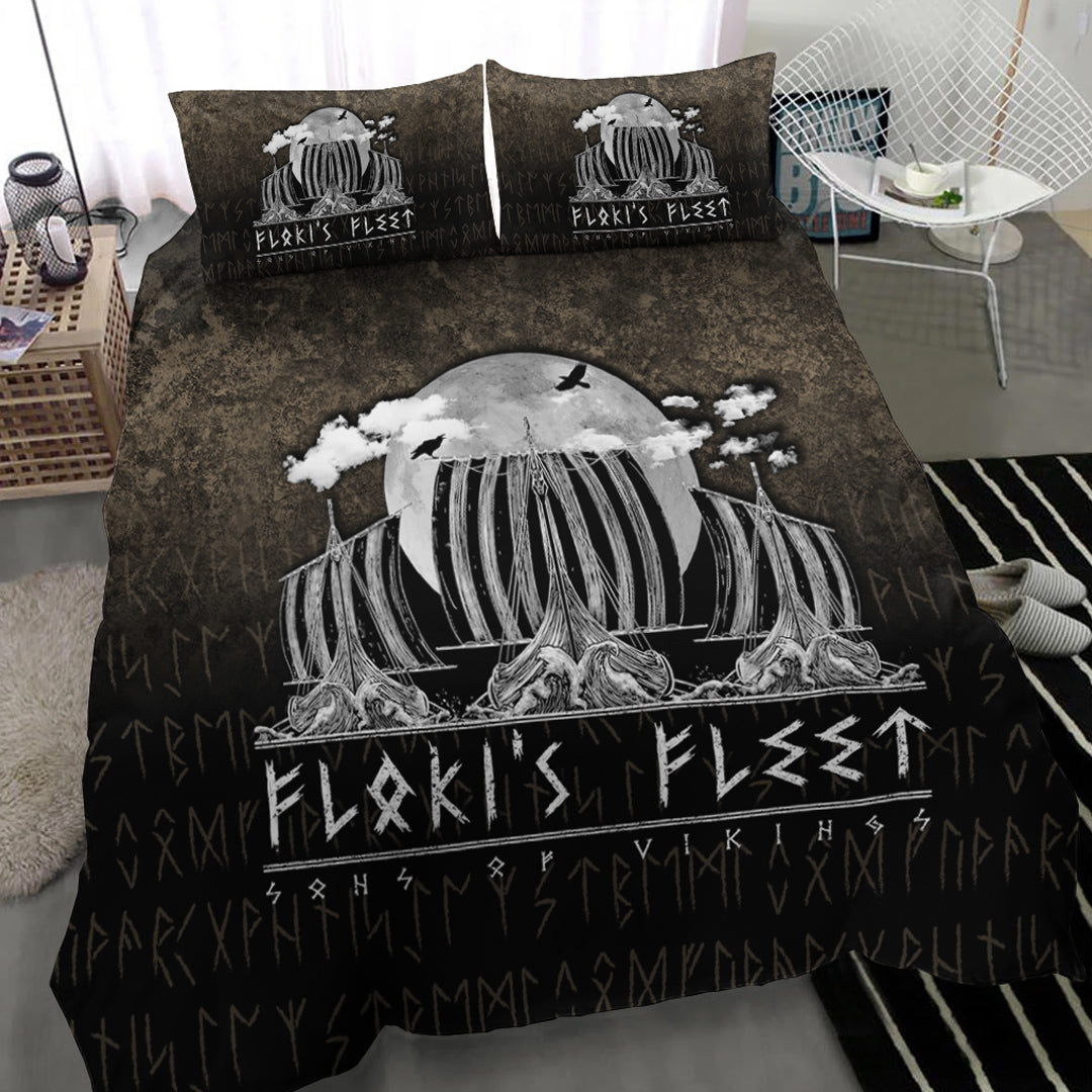 Viking Bedding Set Floki's Fleet