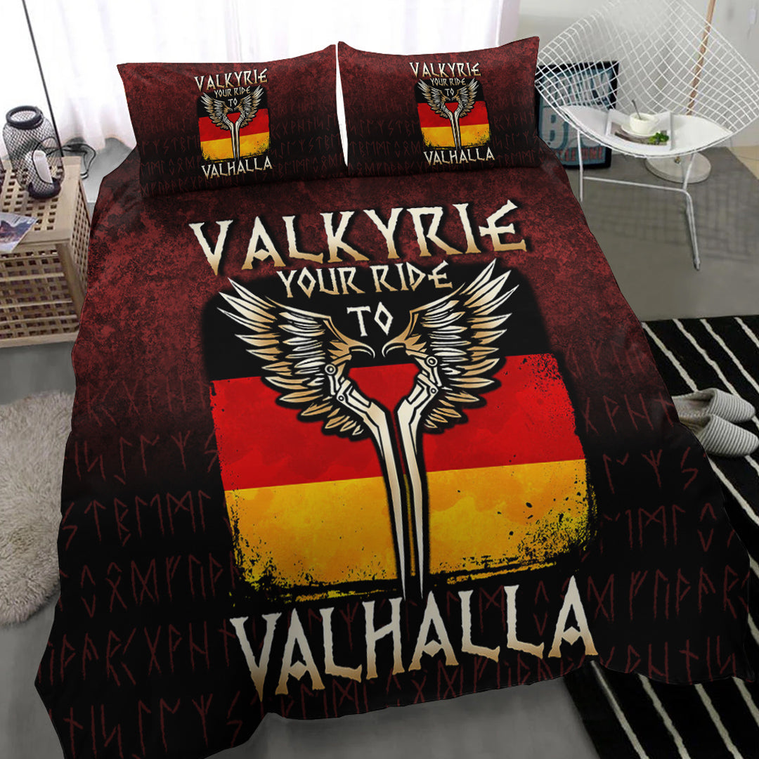 Viking Bedding Set Valkyrie Your Ride to Valhalla Germany