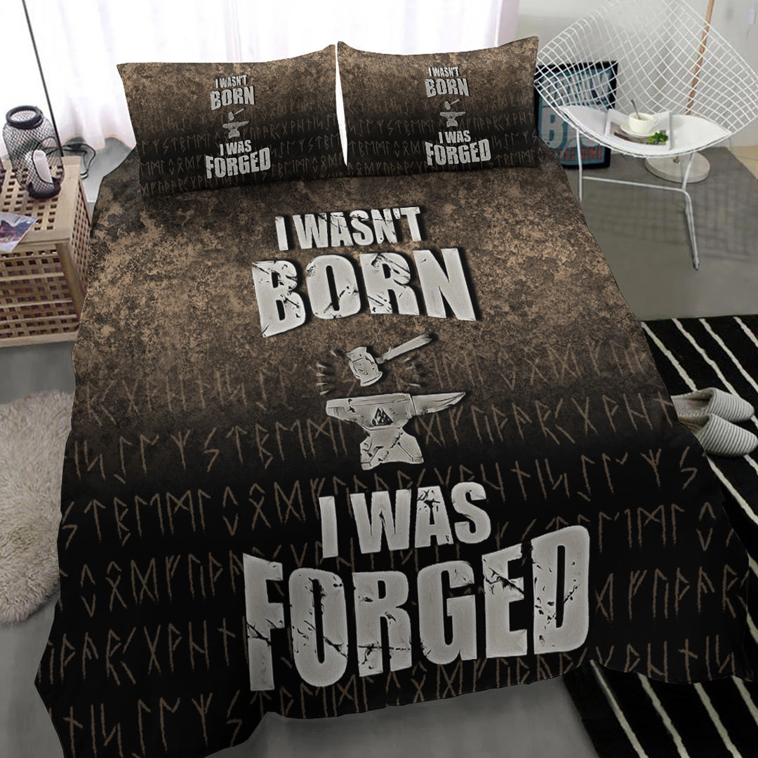 Viking Bedding Set I Wasn't Born I Was Forged