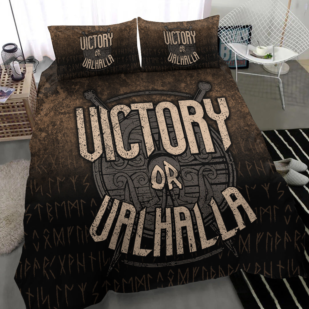 Viking Bedding Set Victory or Valhalla Ver03