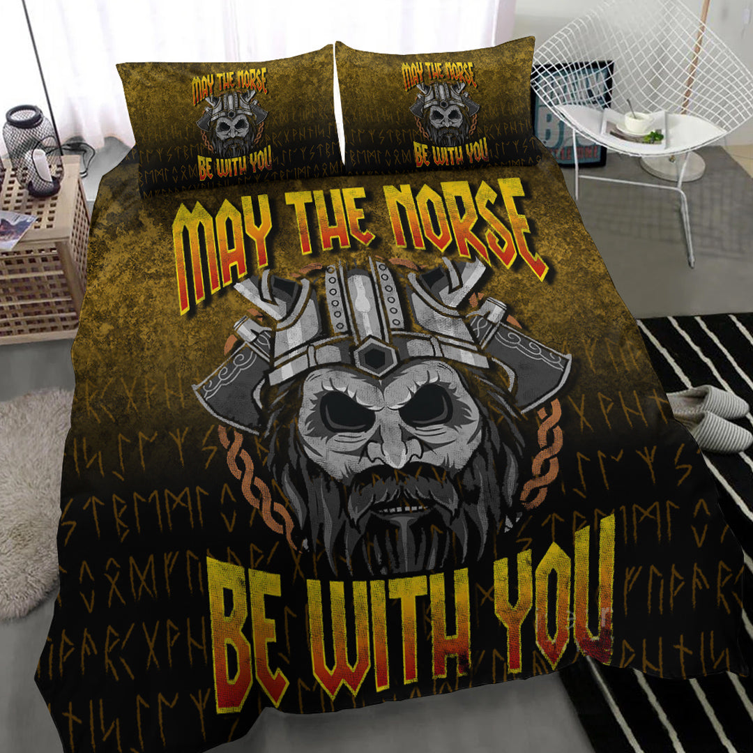 Viking Bedding Set May The Norse Be With You