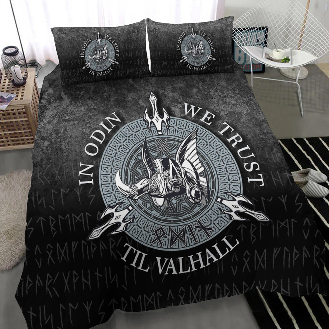 Viking Bedding Set In Odin We Trust