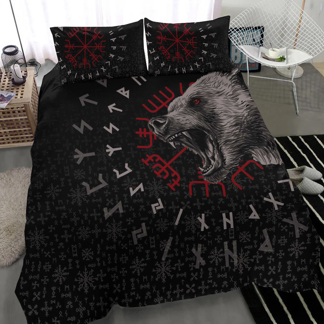 Viking Bedding Set Berserler Viking Bear