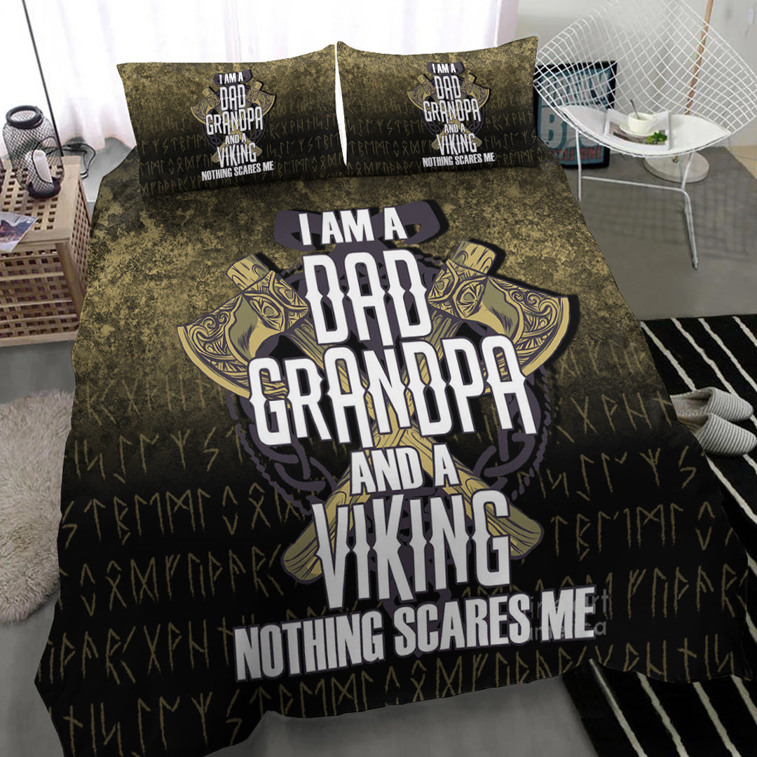 Viking Bedding Set Dad Viking Fathers Day Warrior