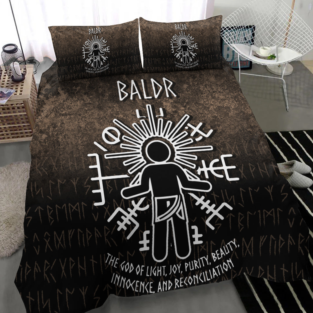 Viking Bedding Set Baldr God