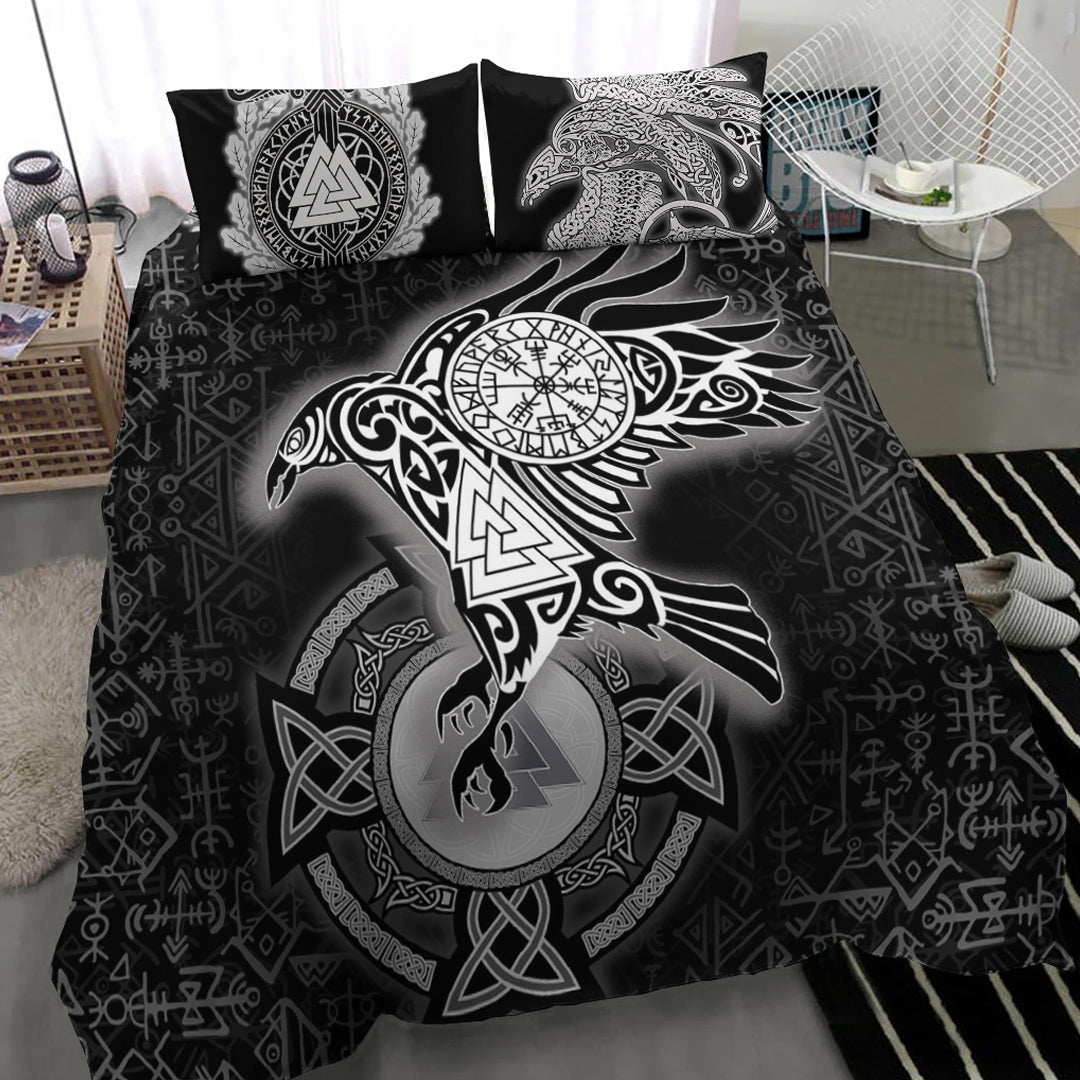 Viking Bedding Set Celtic Raven