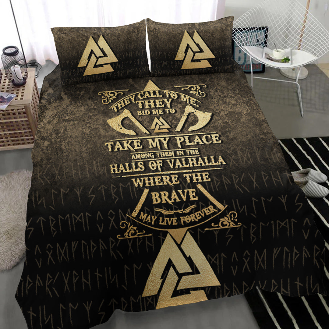 Viking Bedding Set Vikings Hall of Valhalla