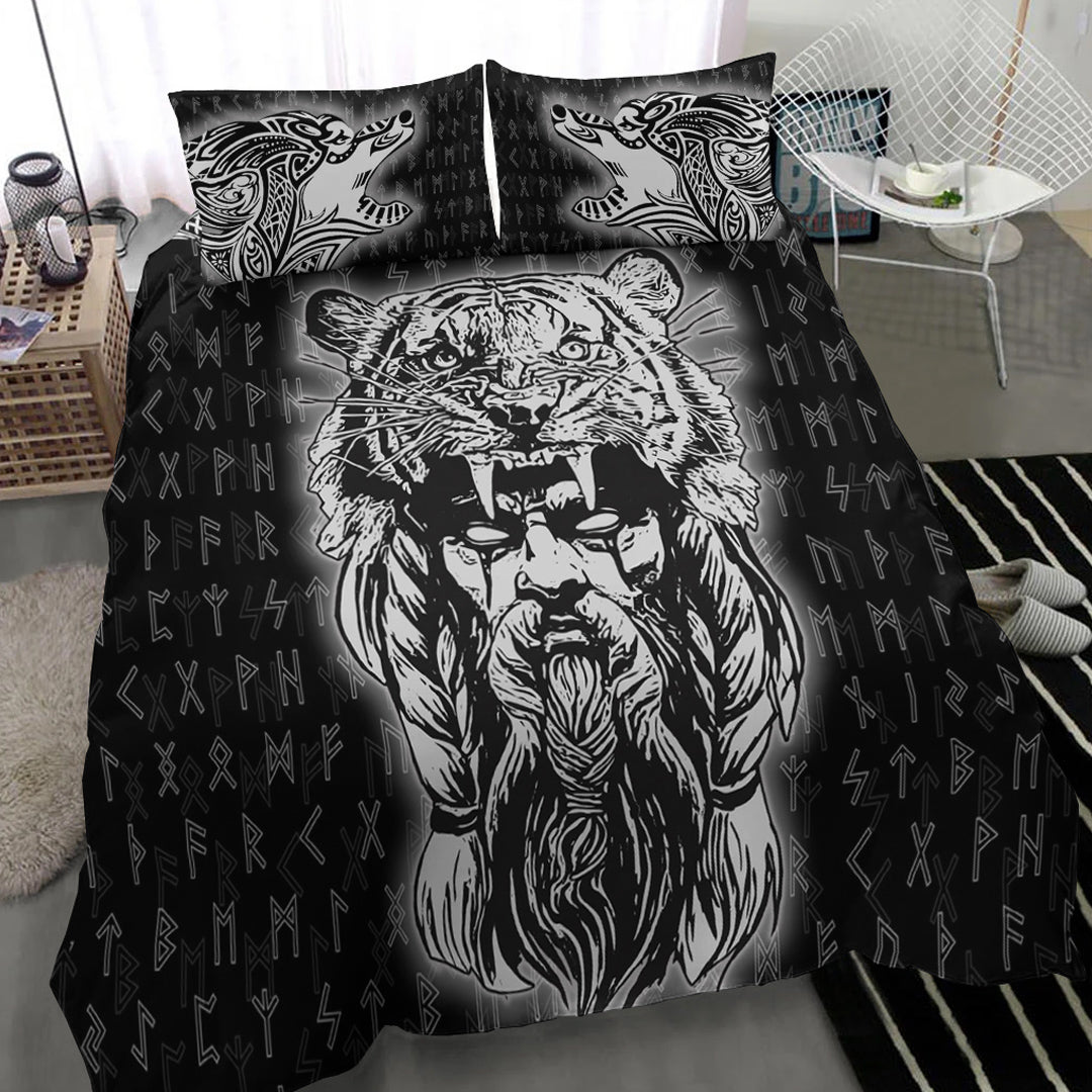 Viking Bedding Set Wolf Odin Viking Set