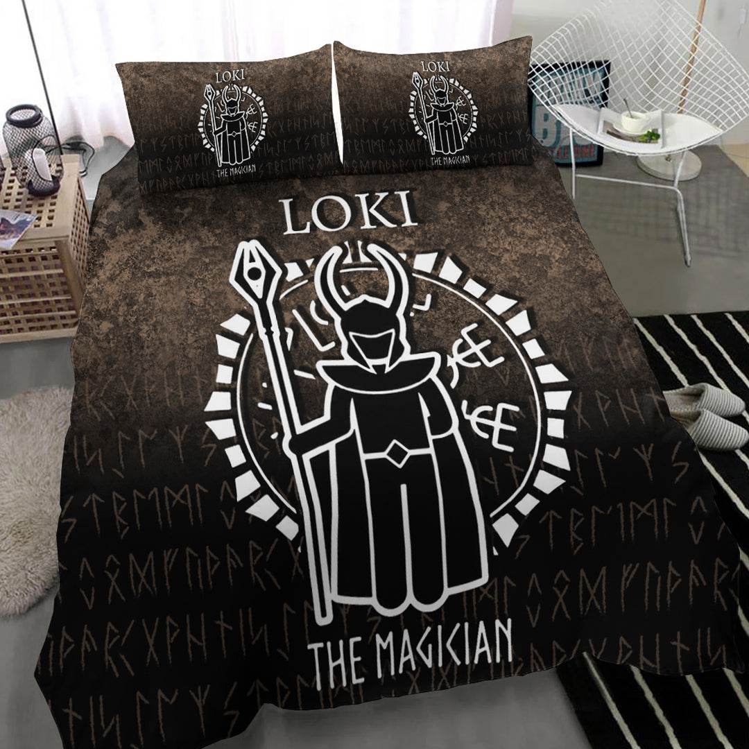 Viking Bedding Set Loki The Magician