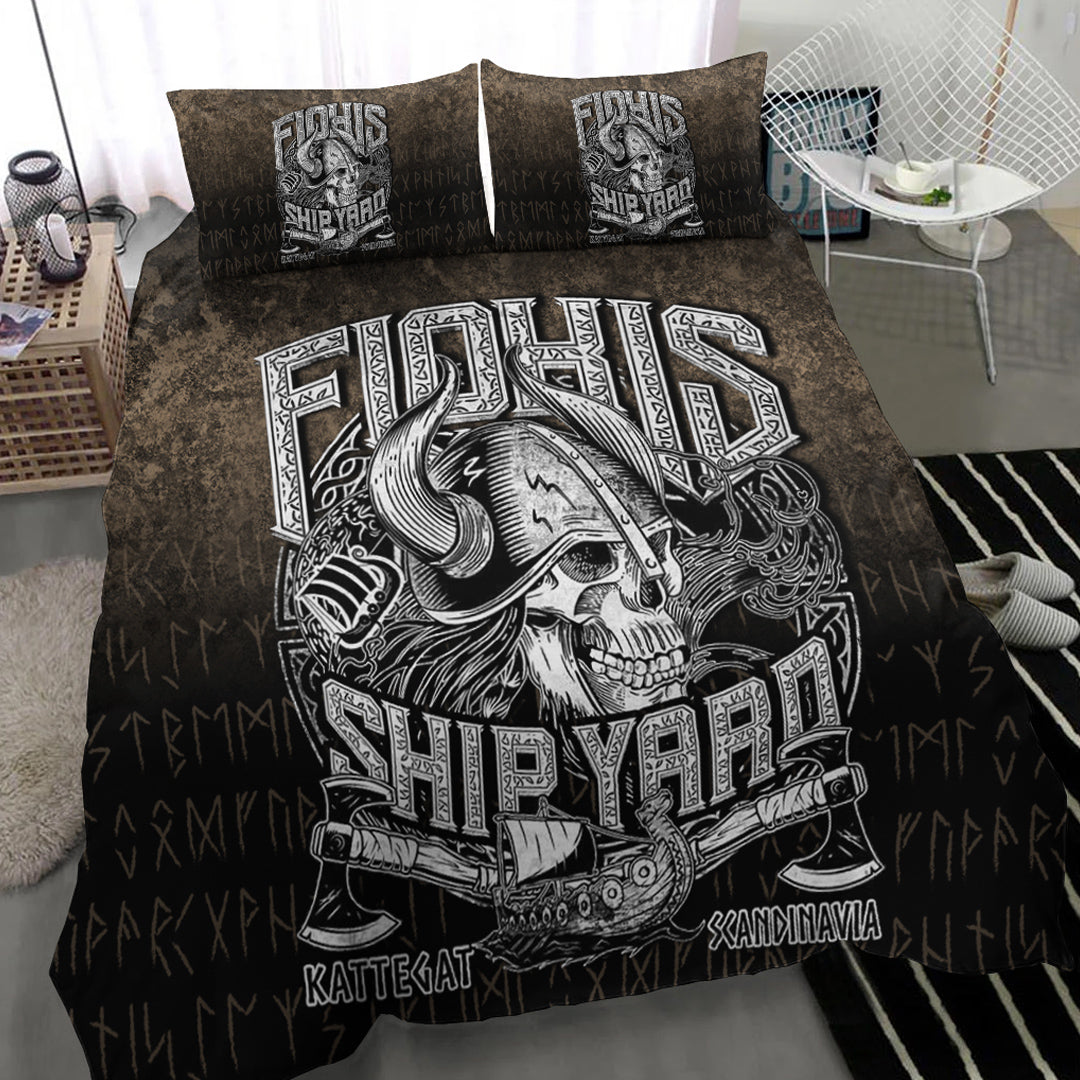 Viking Bedding Set Flokis Ship Yard