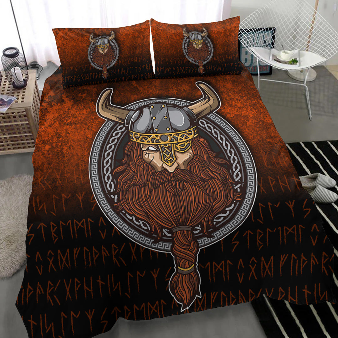 Viking Bedding Set Viking Warrior Odin Valhalla