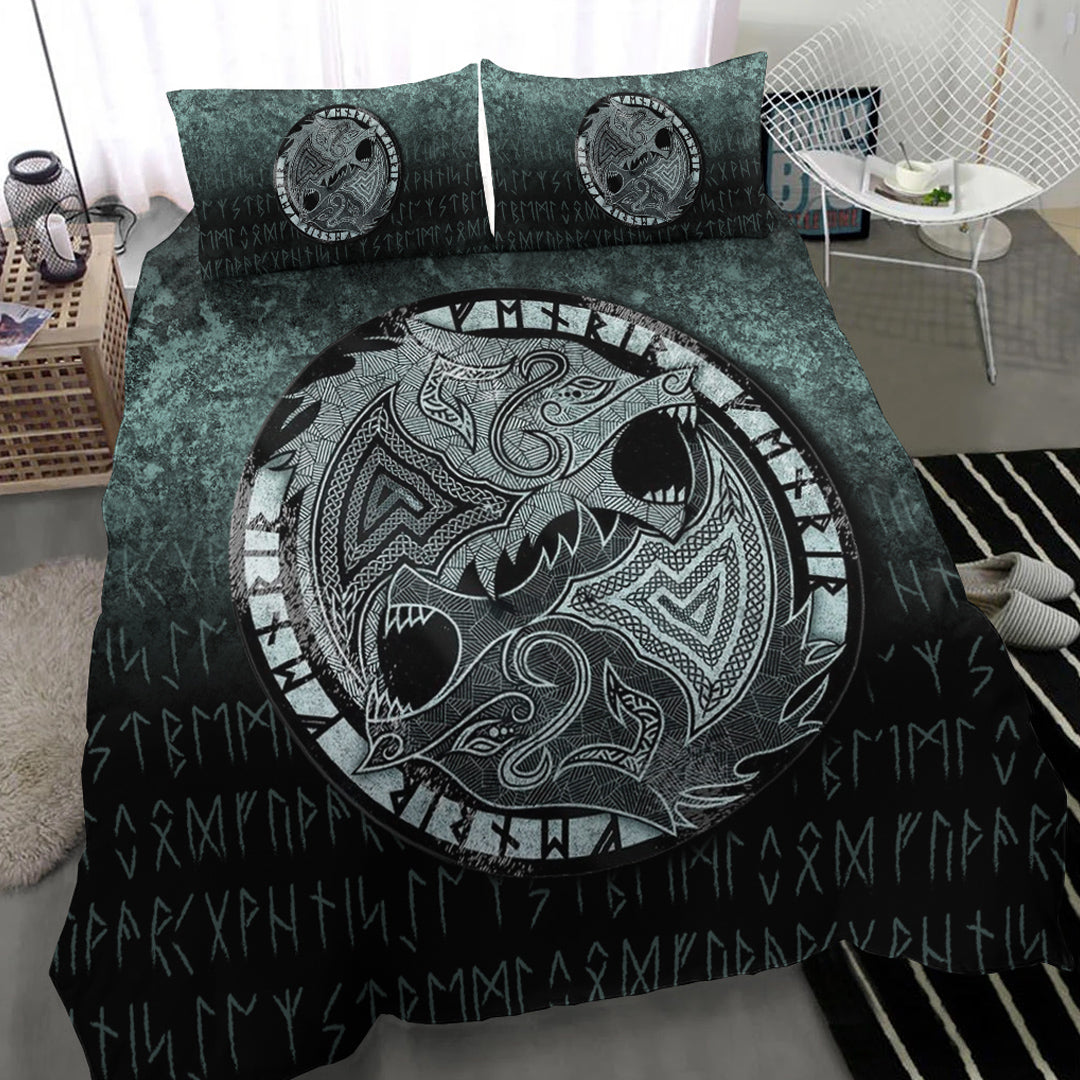 Viking Bedding Set Fenrir the Wolf