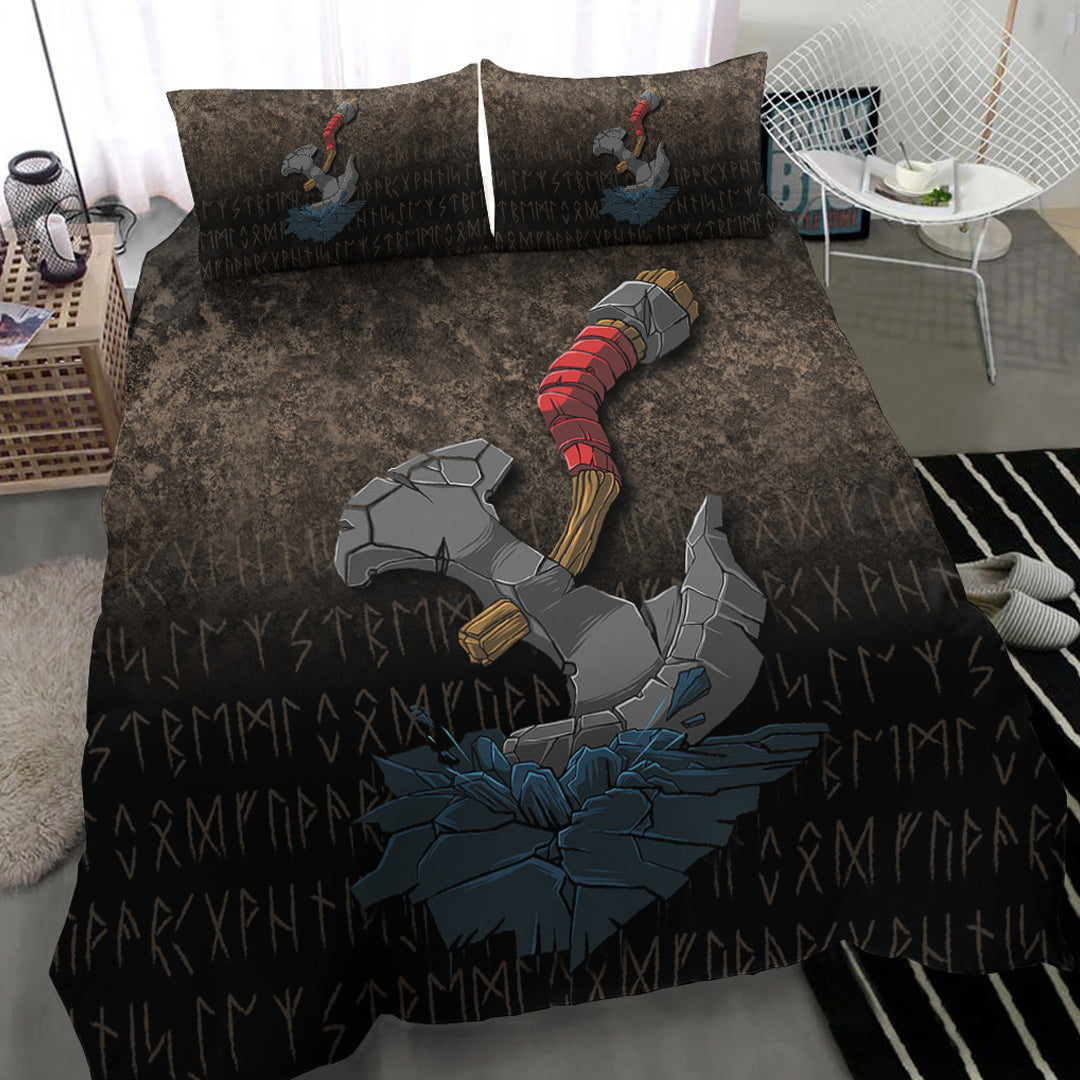 Viking Bedding Set Viking Axe Norse Mythology