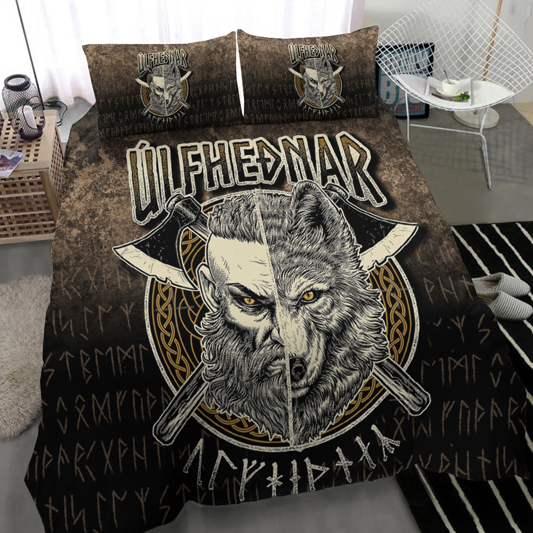 Viking Bedding Set Norse Viking Wolf Ulfhednar Pagan Warrior Ulfhedinn