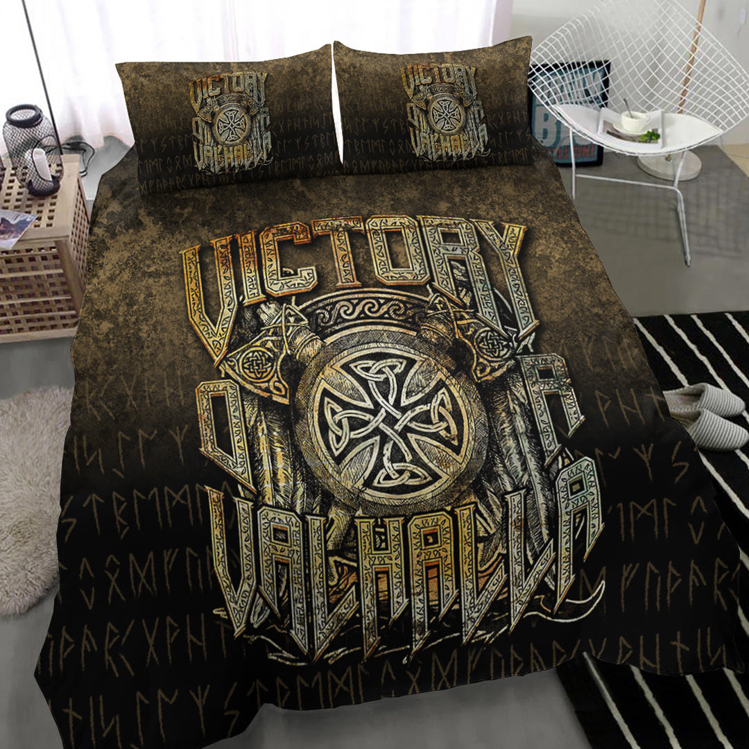 Viking Bedding Set Victory or Valhalla Ver02