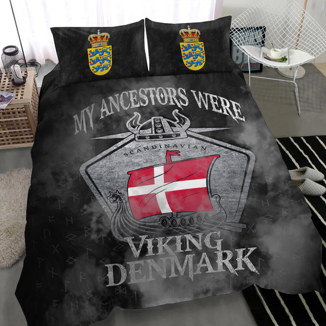 Viking Bedding Set Viking Denmark Drakka Scandinavian