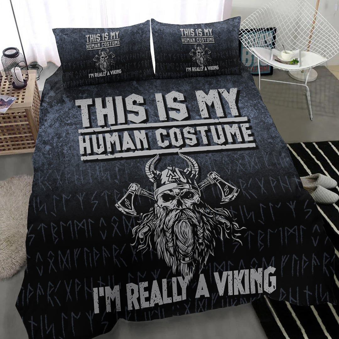 Viking Bedding Set This Is My Human Costume I'm Really A Viking