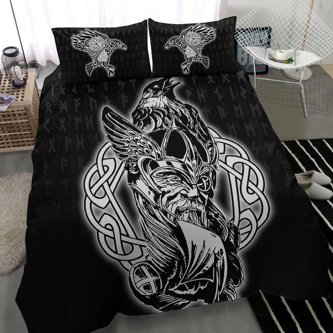 Viking Bedding Set Odin Raven Viking Set