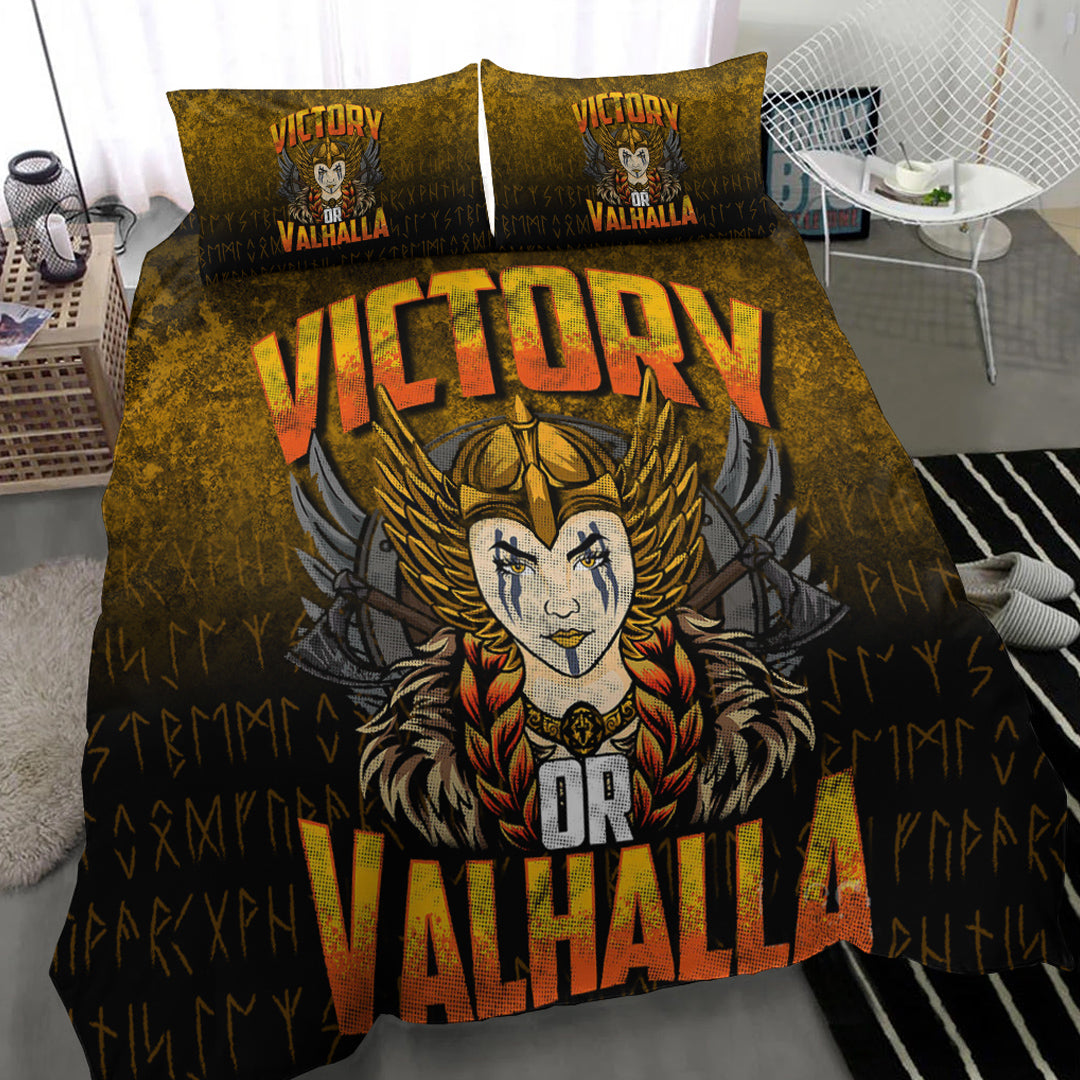 Viking Bedding Set Victory or Valhalla