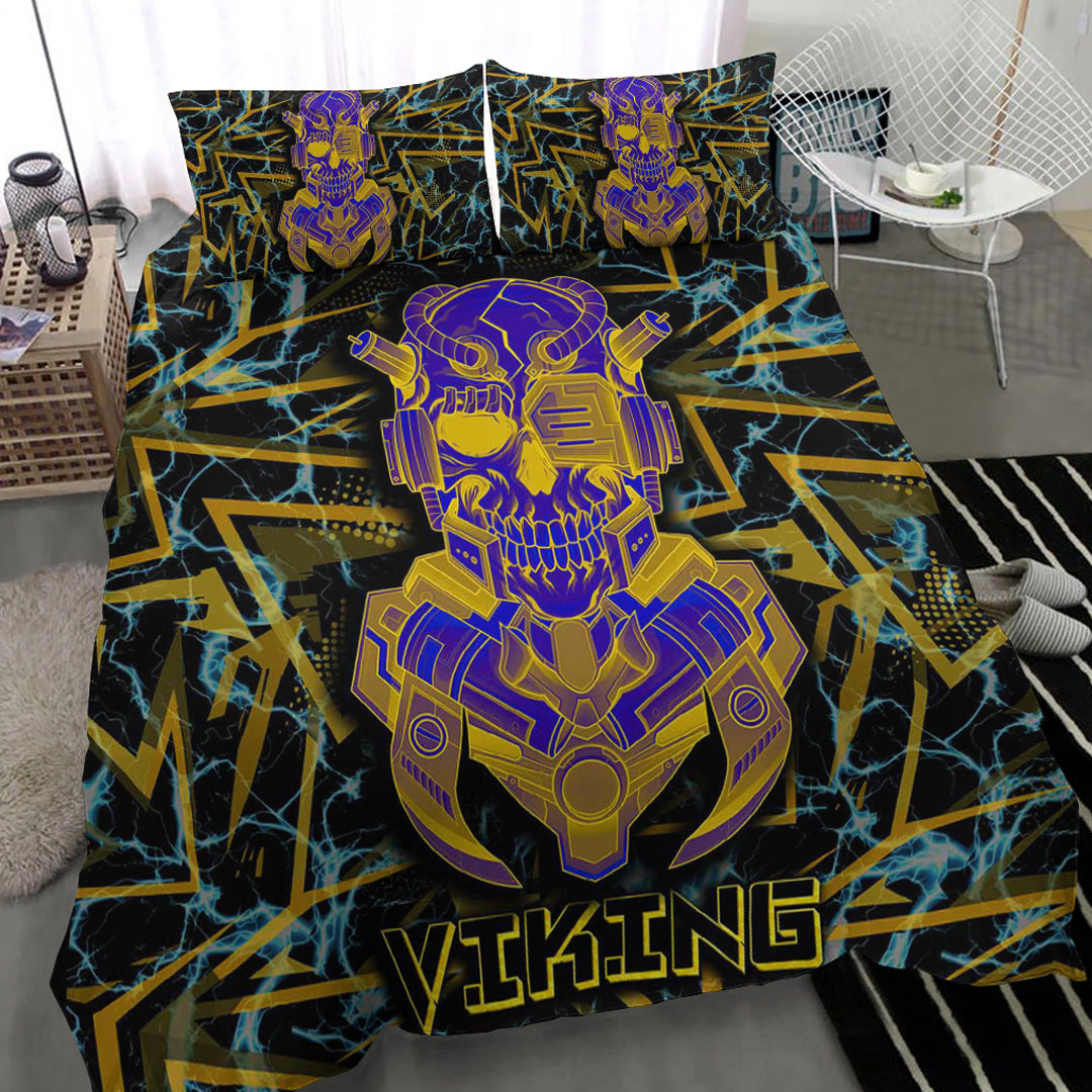 Viking Bedding Set Viking 3D Warrior Robo