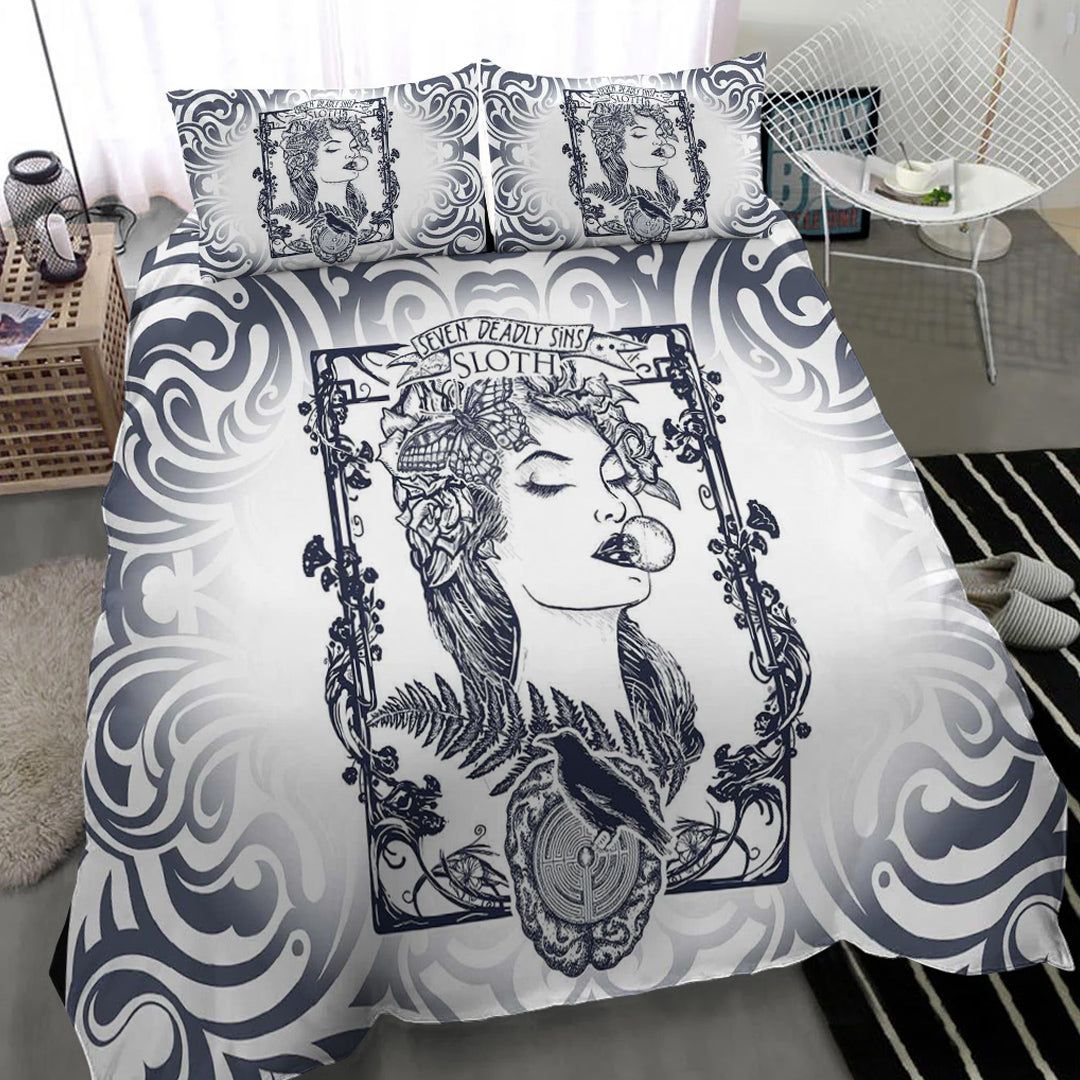 Viking Bedding Set Sloth! Seven Deadly Sins Celtic Tattoo