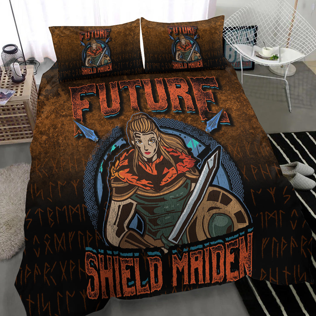 Viking Bedding Set Future ShieldMaiden Ver02