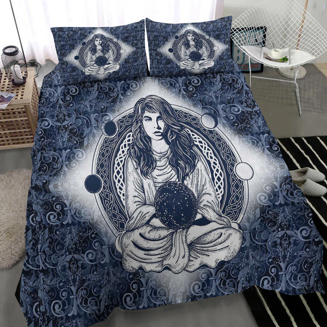 Viking Bedding Set Wicca Sorceress Celtic Tattoo