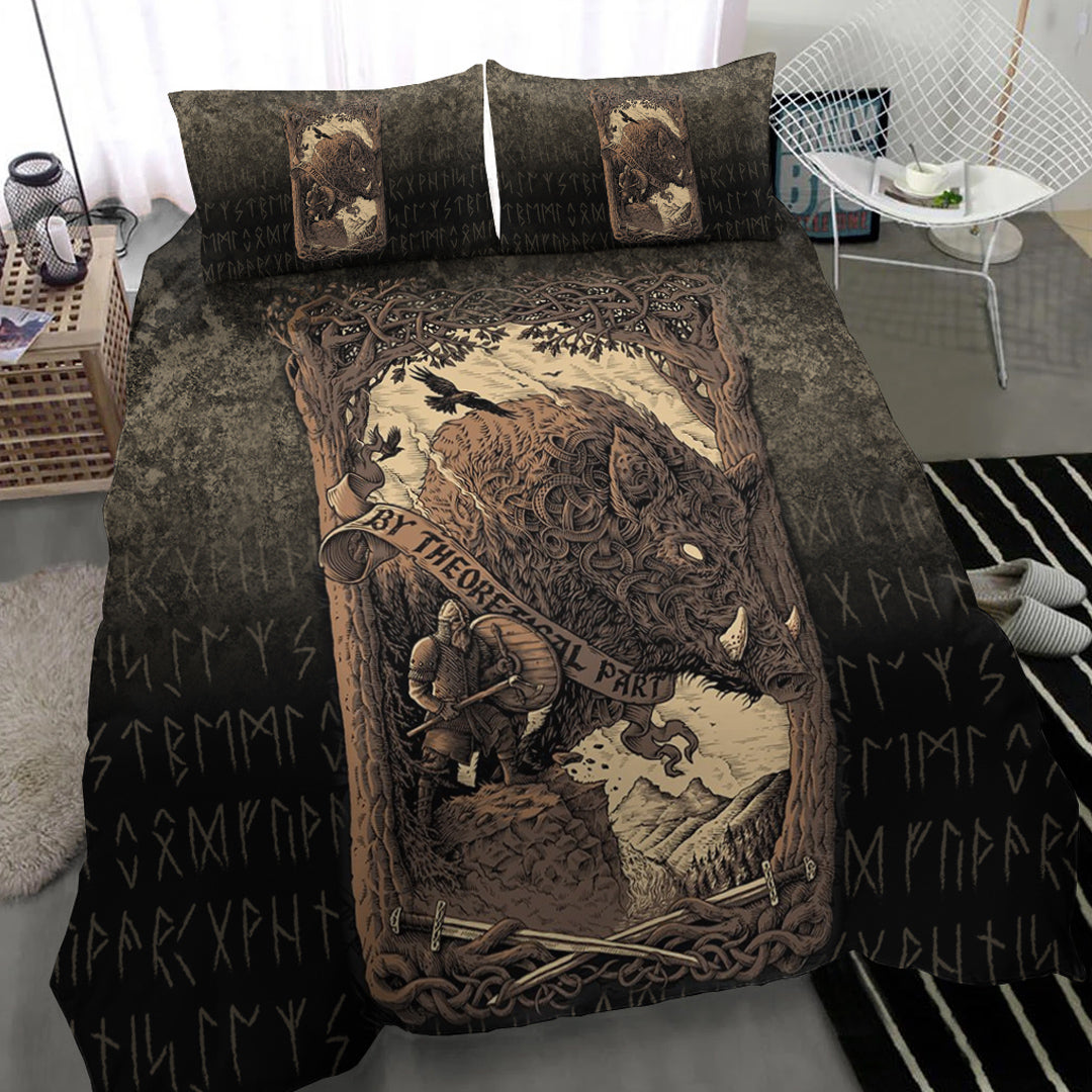 Viking Bedding Set Viking Wild Boar