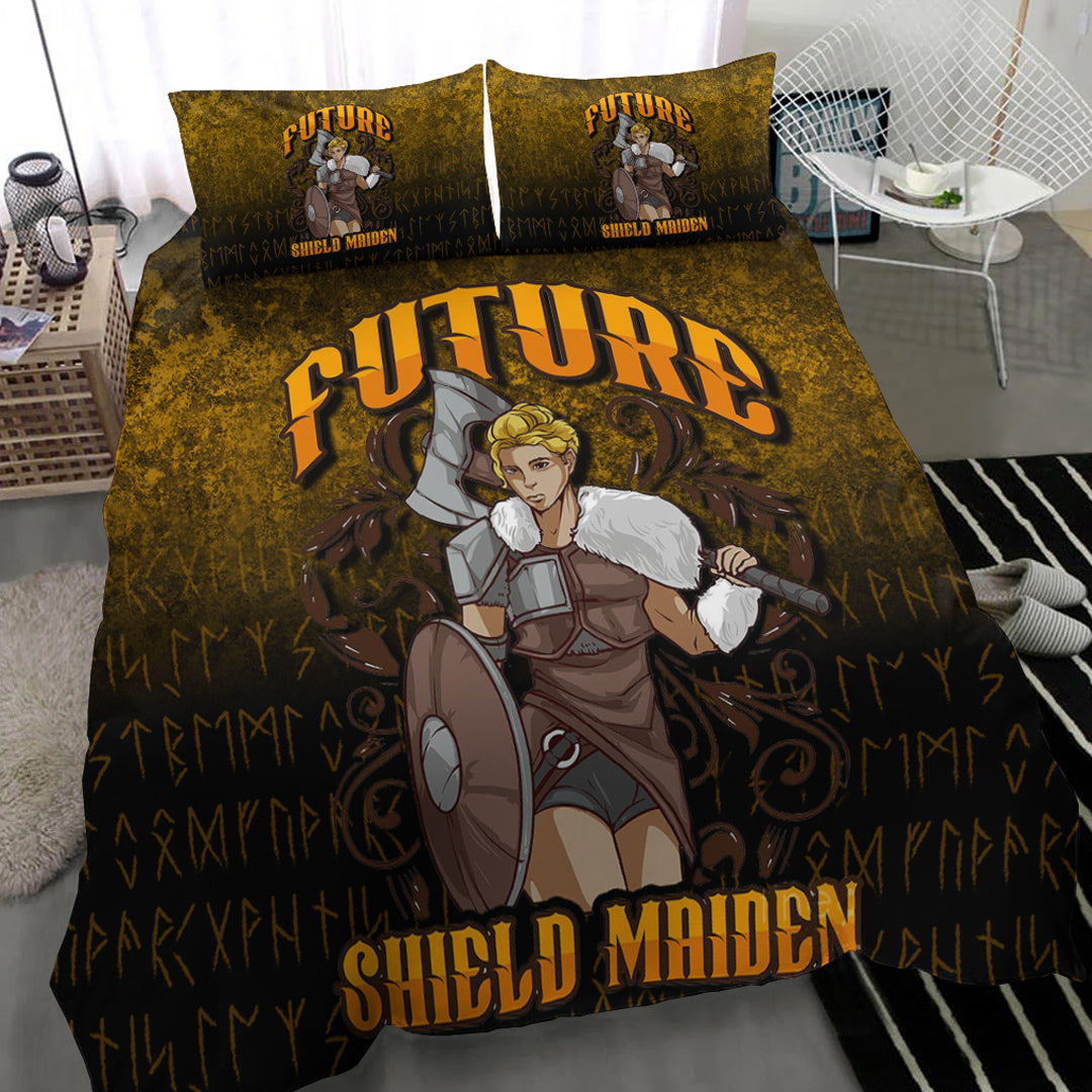 Viking Bedding Set Viking Future Shield Maiden