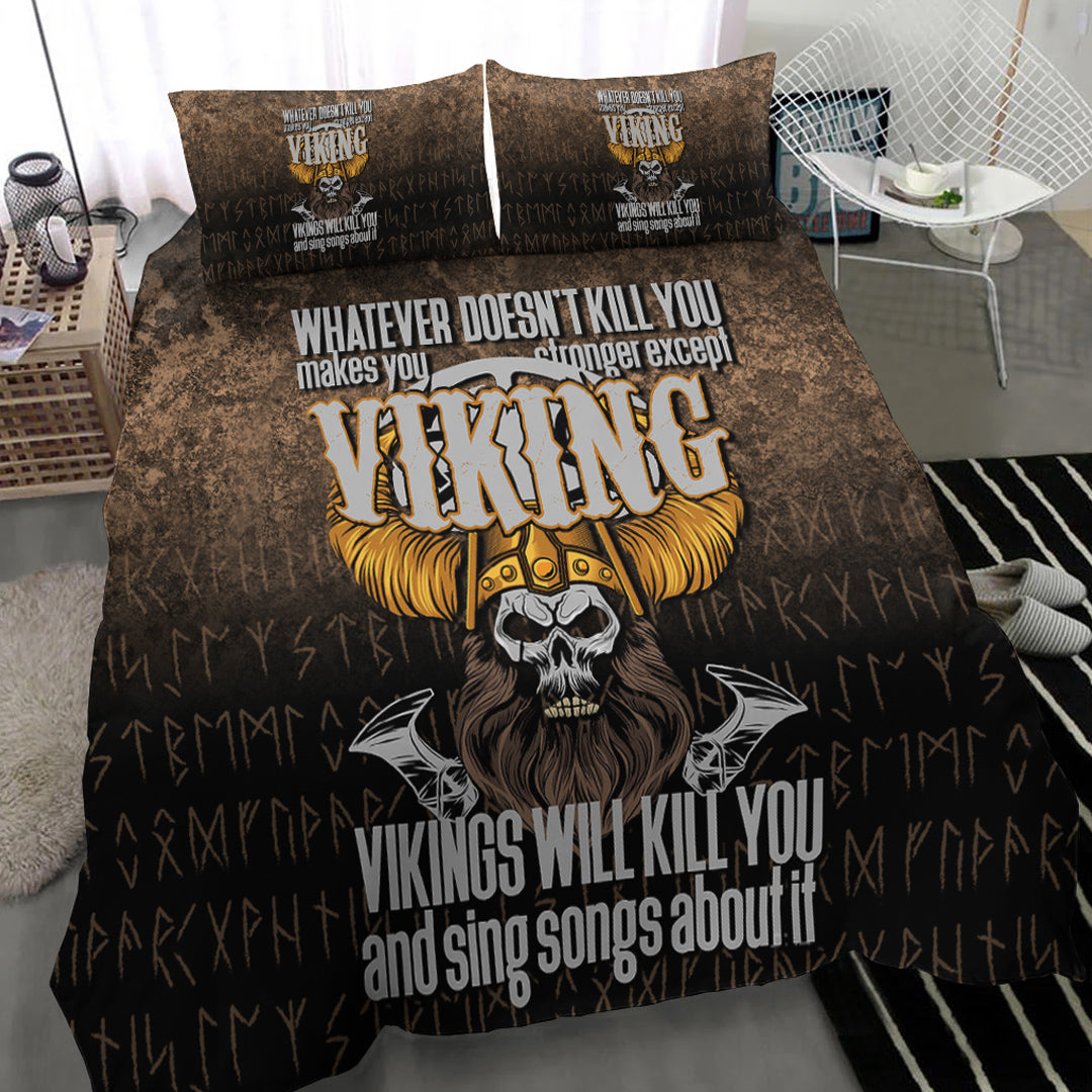 Viking Bedding Set Vikings Will Kill You