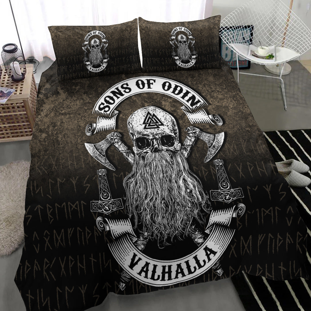 Viking Bedding Set Sons of Odin Valhalla 2