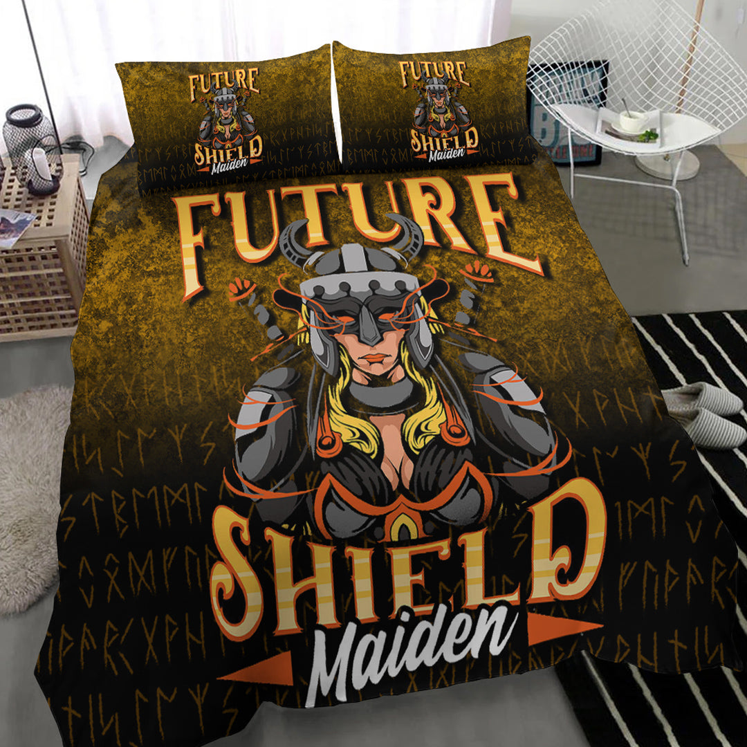 Viking Bedding Set Future Shield Maiden