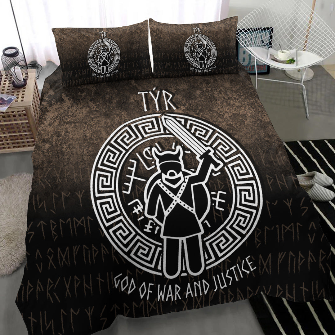 Viking Bedding Set Tyr God Of War And Justice