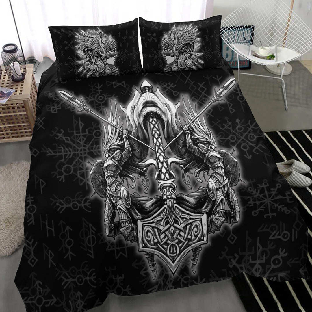 Viking Bedding Set Valkyrie Style