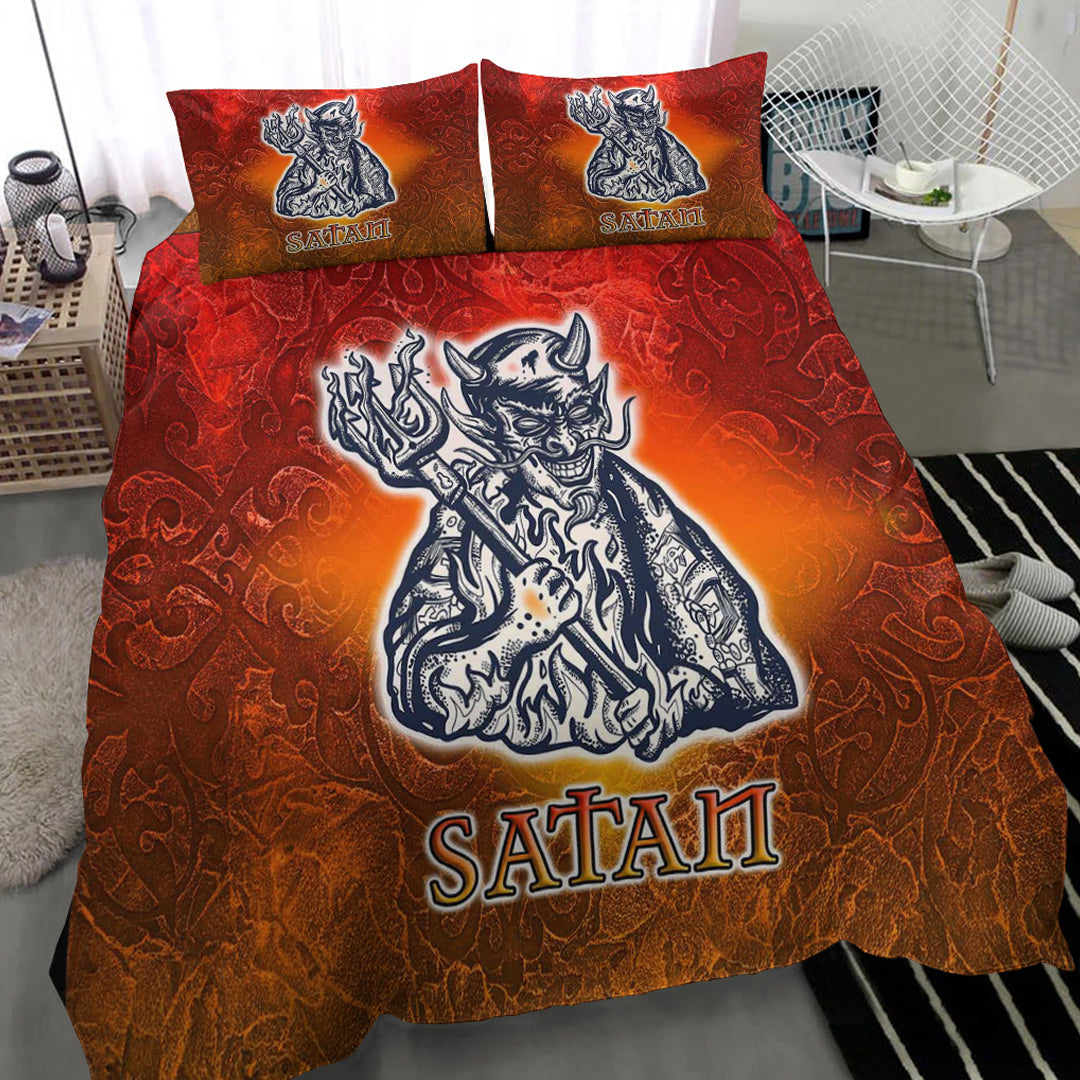 Viking Bedding Set Satan Celtic