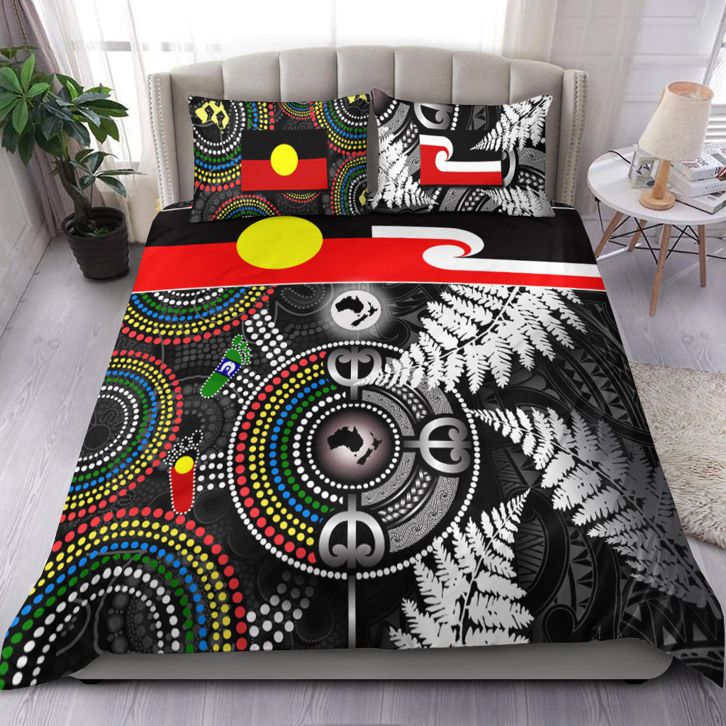 Aboriginal And Maori Bedding Set Culture Style