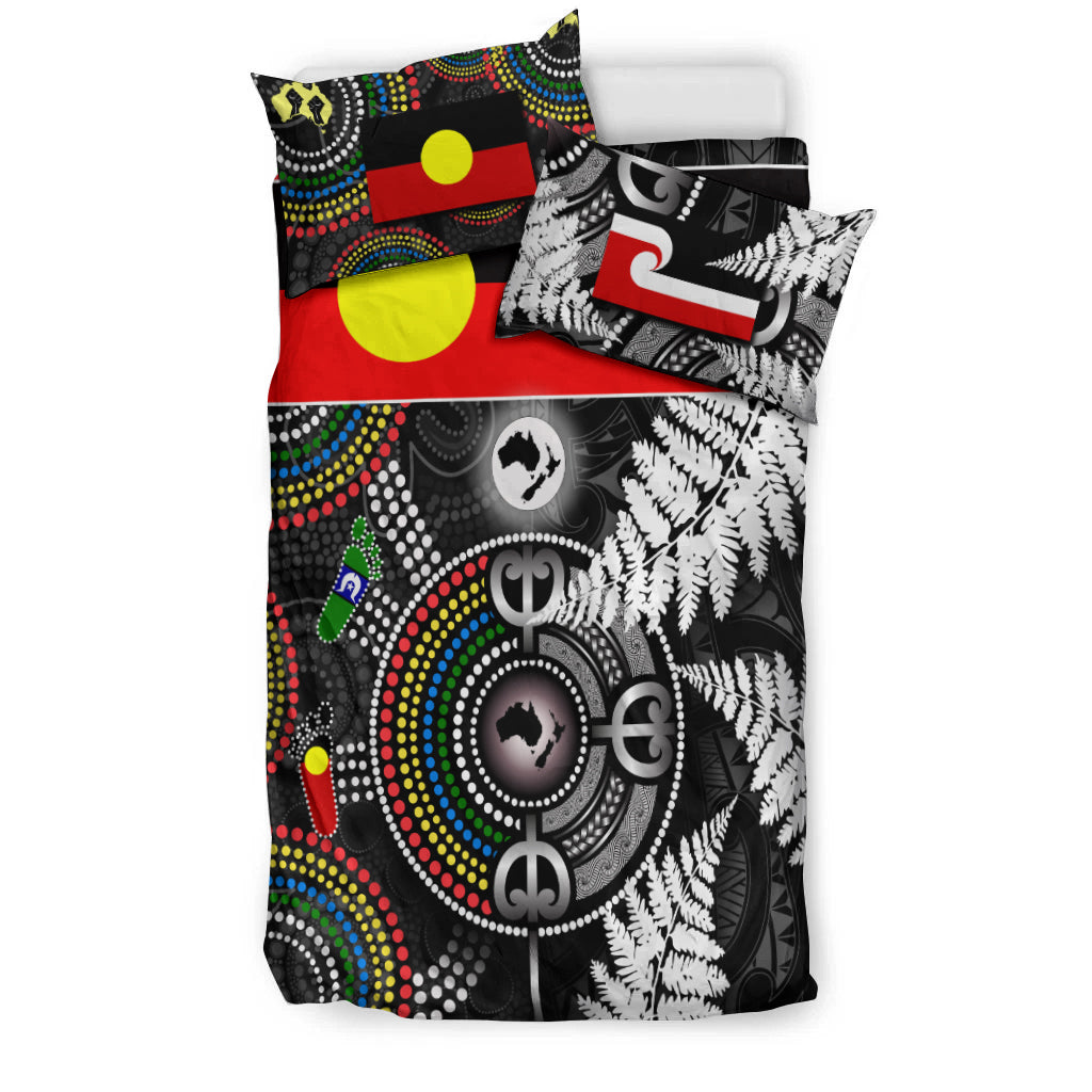 Aboriginal And Maori Bedding Set Culture Style