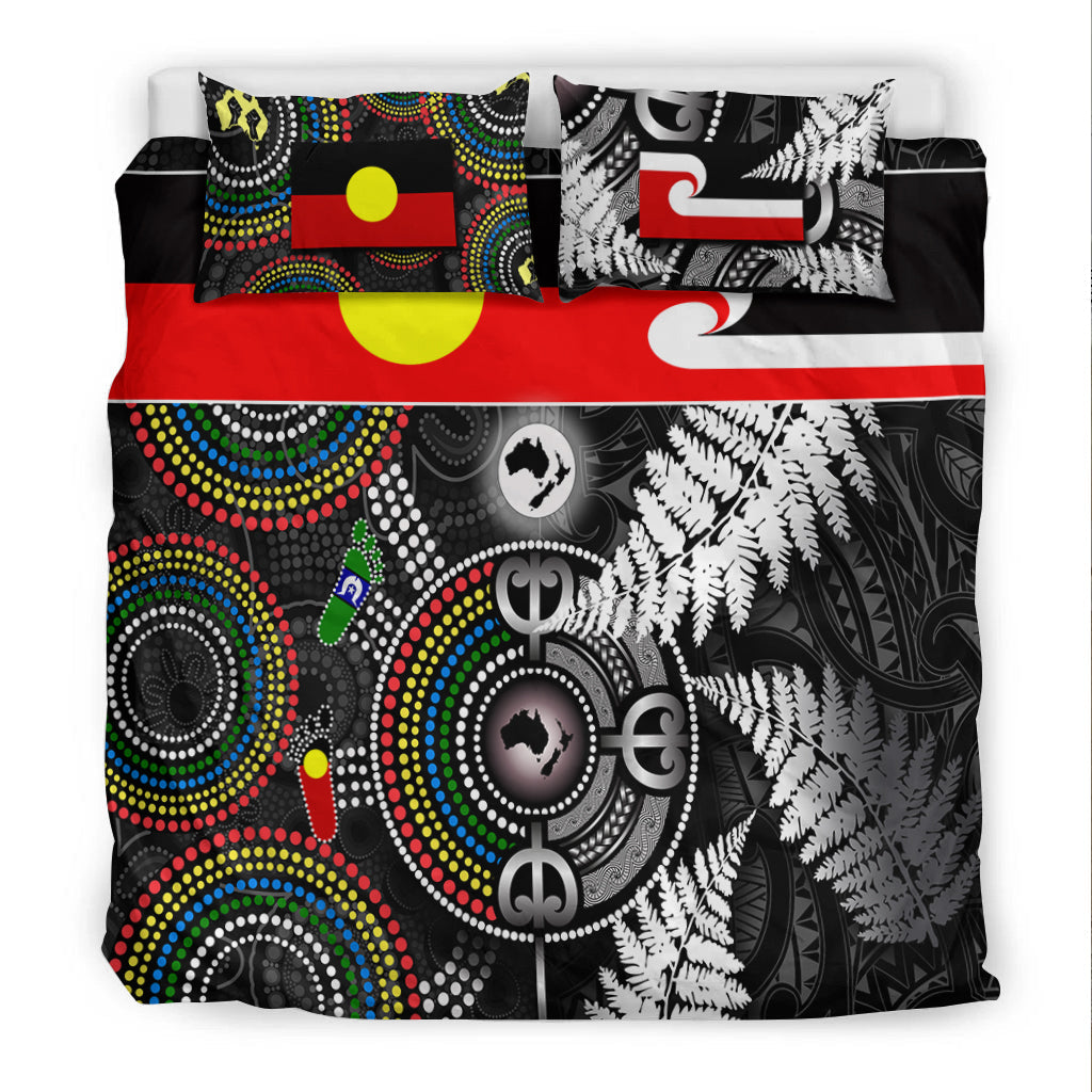 Aboriginal And Maori Bedding Set Culture Style
