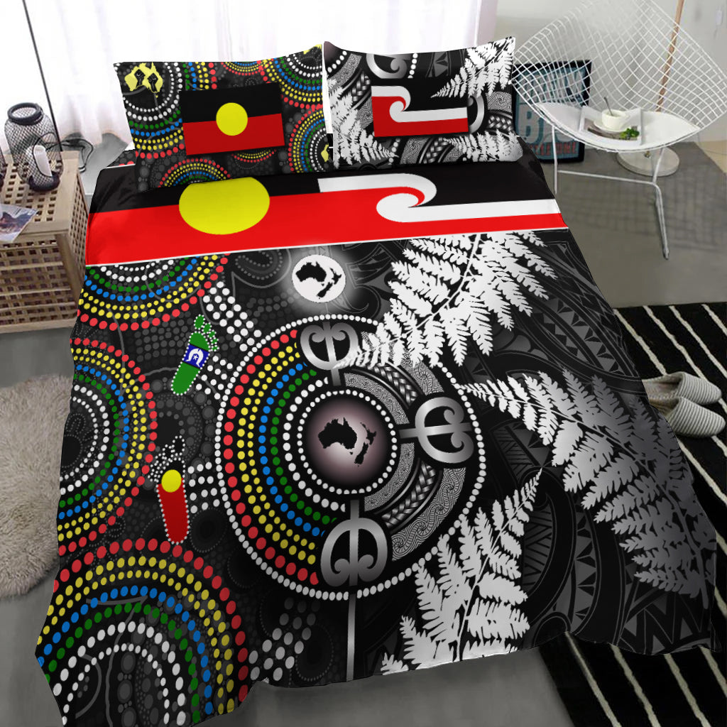Aboriginal And Maori Bedding Set Culture Style
