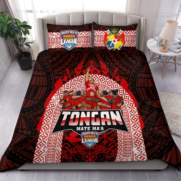 Tonga Mate Ma'a Rugby League Bedding Set