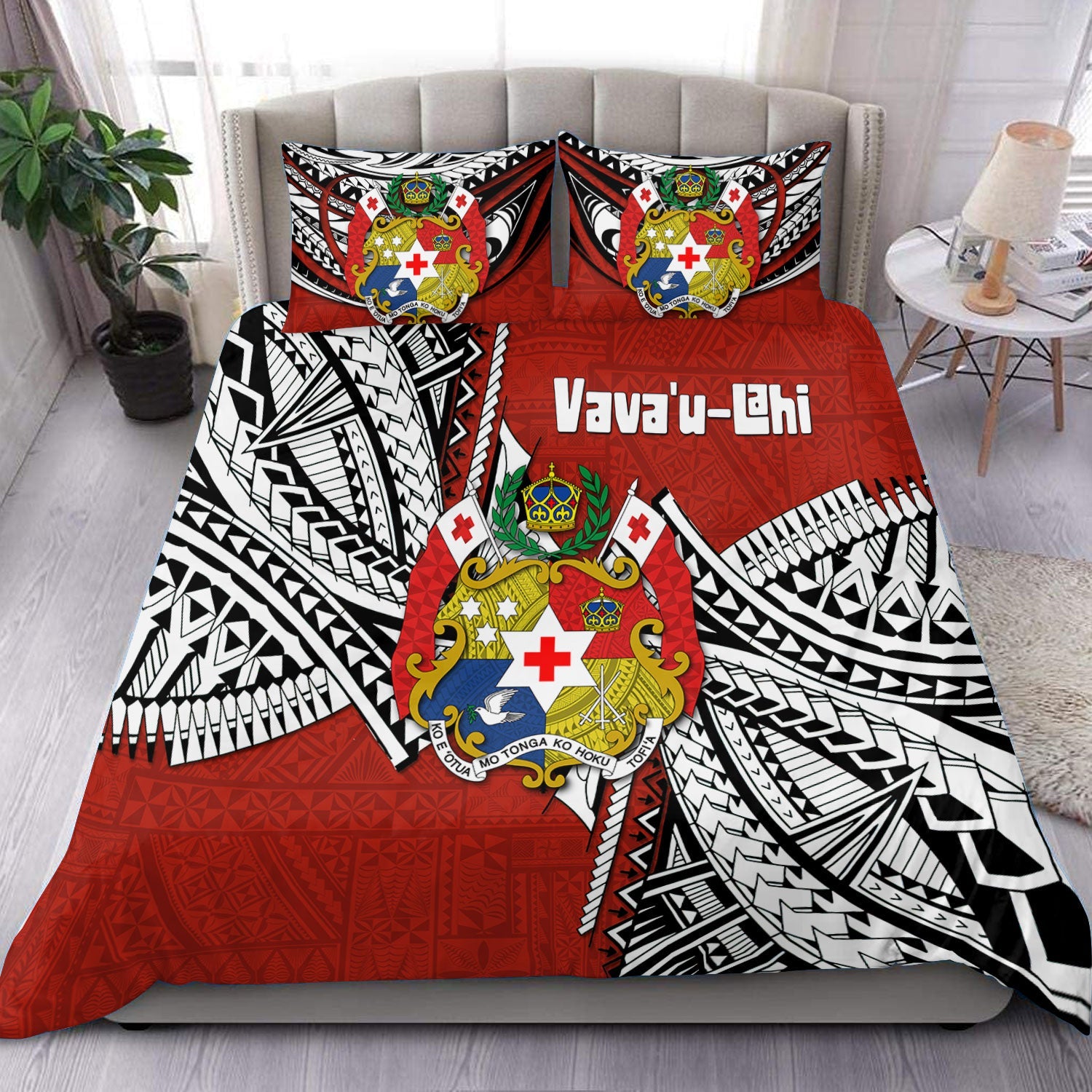 Tonga Vava'u Lahi Coat Of Arms Bedding Set