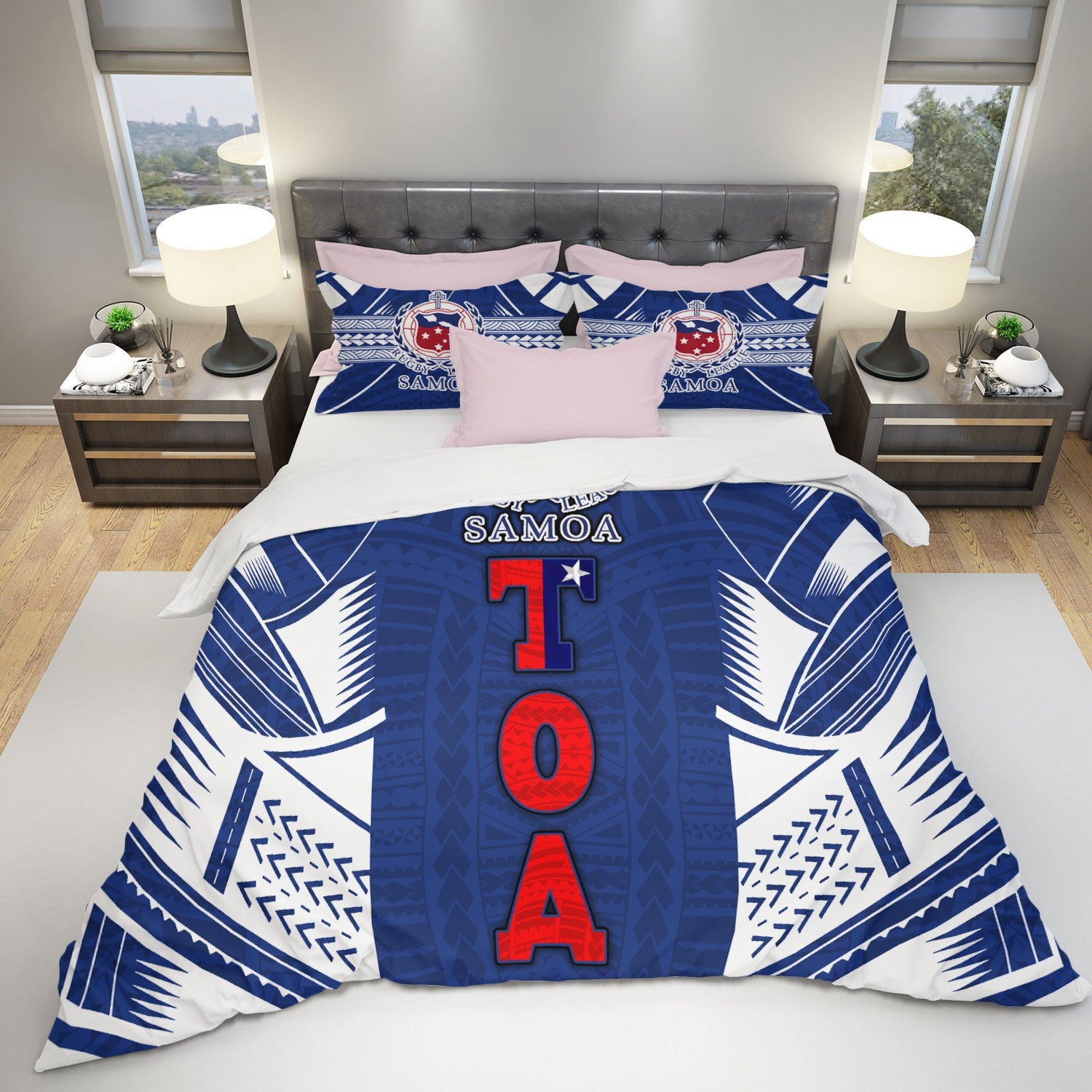 TOA Samoa Rugby Bedding Set