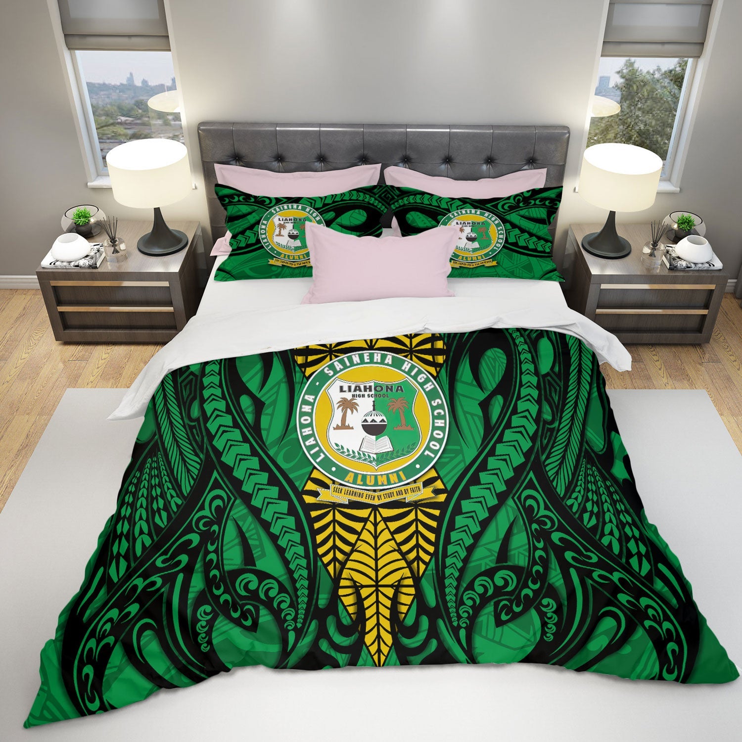 Tonga Liahona High School Bedding Set